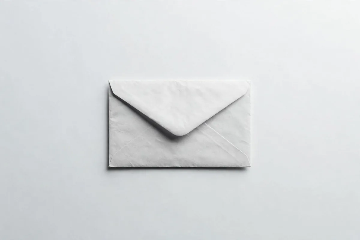 A sealed envelope